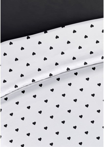 Akfil Lovely Tek Kişilik Nevresim Takımı 160 x 220 cm Siyah
