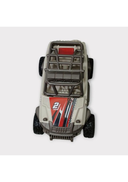 Maxx Wheels Sesli ve Işıklı Arazi Aracı Buggy - 666-18PA - Gri (Lisinya)