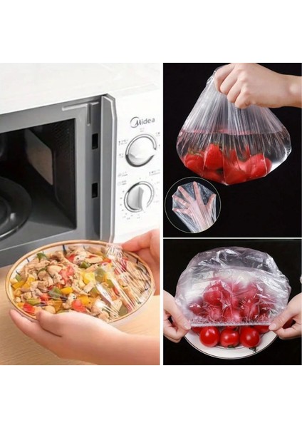 100 Adet Tazeliği Koruyan Tencere ve Tabak Bonesi Çok Amaçlı Kullan At Tabak Bonesi indirimleri