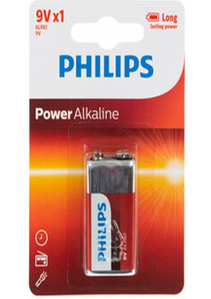 0033 Power Alkaline 9V Pil-2 Adet-Erpilsan Elektronik