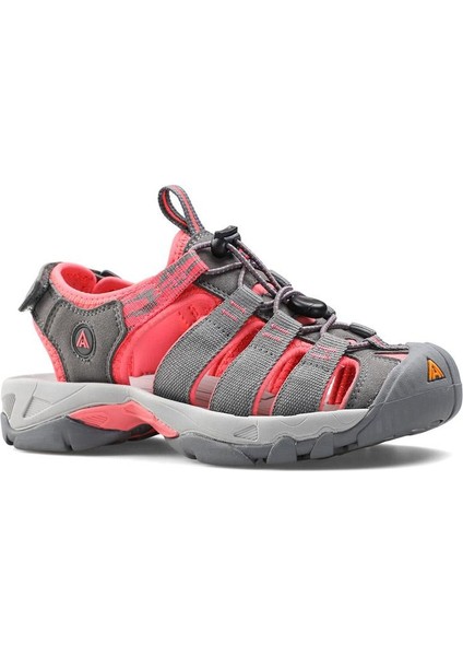 HM710445B Burnu Kapalı Gri Outdoor Kadın Unisex Trekking Spor Sandalet
