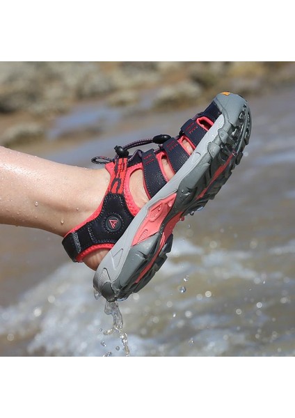 HM710445B Burnu Kapalı Gri Outdoor Kadın Unisex Trekking Spor Sandalet fırsatları