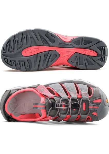 HM710445B Burnu Kapalı Gri Outdoor Kadın Unisex Trekking Spor Sandalet indirimleri