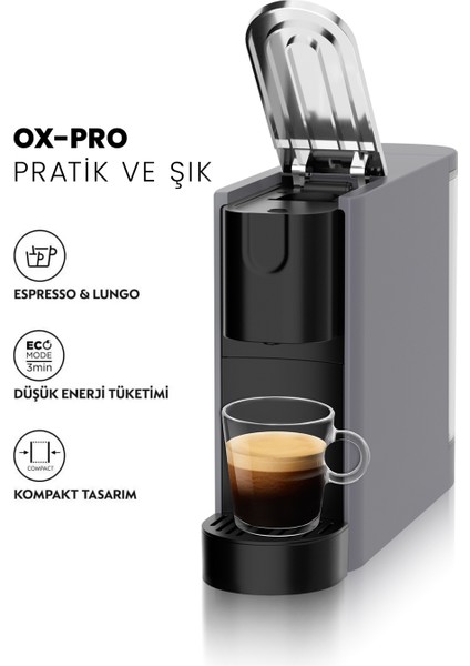 Espresso Ox-Pro Kapsül Kahve Makinesi