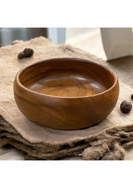 Rustik Tarz Ahşap Kase–çerez,meyve,salata ve Meze-Dekoratif Küçük Ahşap Kase–çok AMAÇLI-17,5X6CM fiyatları