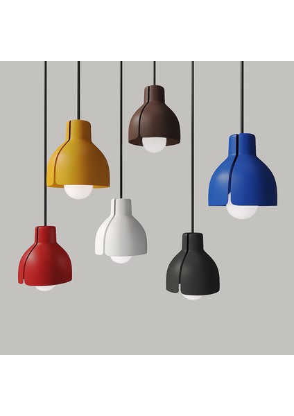 Keın Dekoratif Aydınlatma Aplik Şapkası Renkli Avize Ampul Dekoru Salon Oturma Odası Modern Minimalistik