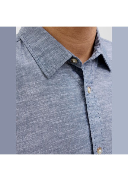 Erkek Keten Karisimli Gömlek - Summer modelleri