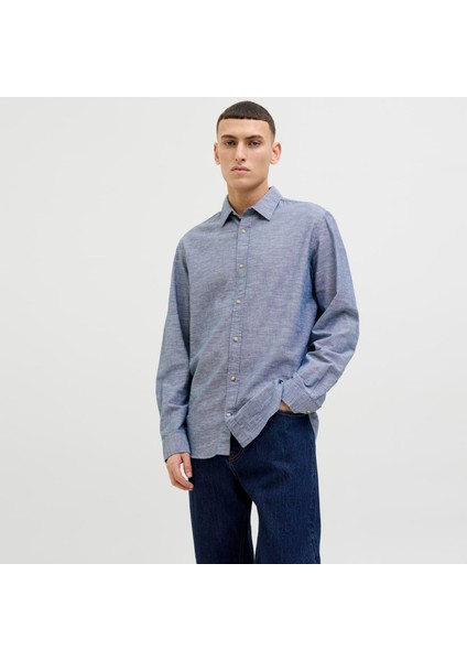 Erkek Keten Karisimli Gömlek - Summer fırsatları