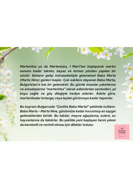Standart Marteniçka Ip Bileklik - Güneş Bileklik Klasik