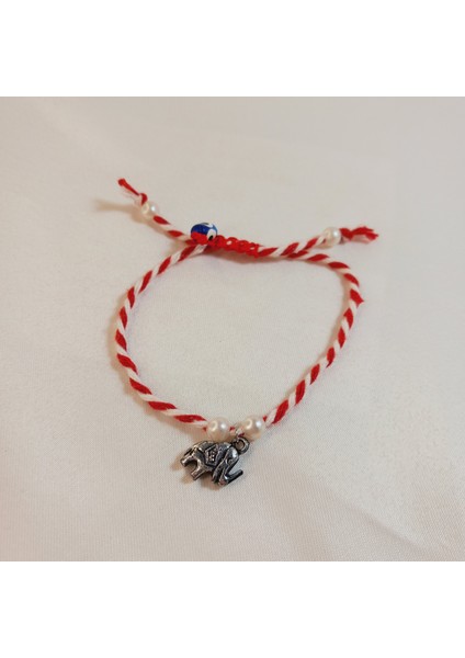 Marteniçka Fil Figürlü Şans Bilekliği