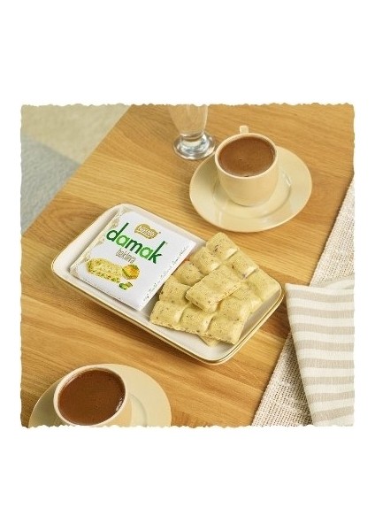 Damak Antep Fıstıklı Baklavalı Beyaz Çikolata 60 gr 6'lı fırsatları