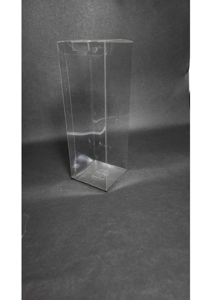 Asetat Kutu& Pvc Kutu &Organizer &Düzenleyici&Hediye Kutu 6.6 cm X6.5 cmX18,7 cm 10 Adet