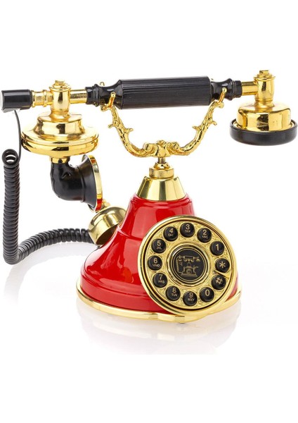 Çan Kırmızı Tuşlu Telefon
