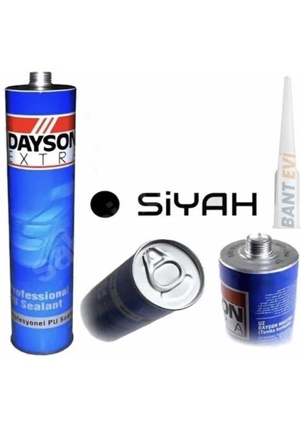 Siyah Silikon Mastik 280ML
