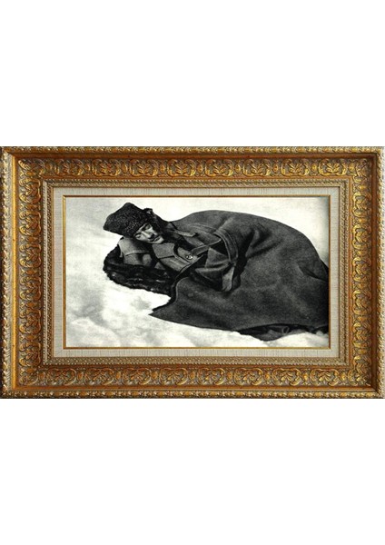 Özel Altın Seri Atatürk Paspartulu Tablo RH57