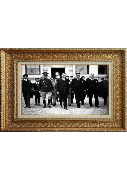 Özel Altın Seri Atatürk Paspartulu Tablo RH162