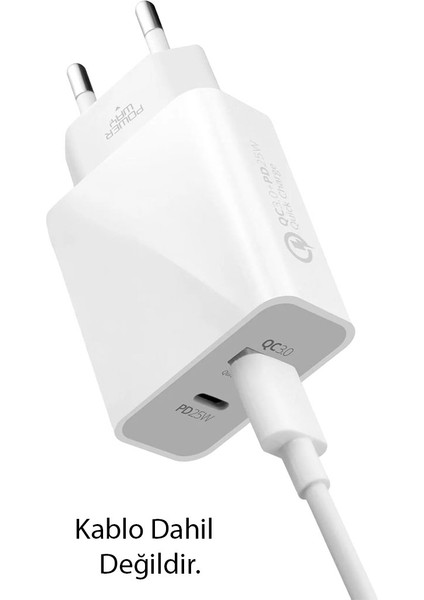 USB 3.0 / Type-C 25W 3.0A Hızlı Şarj Aleti Başlığı PD25W (4767)