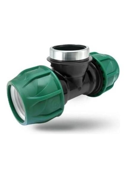 Siyah 25X1/2X25 Kablin Dişi Te