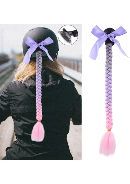 Motosiklet Kaskı Örgülü At Kuyruğu / ACM06