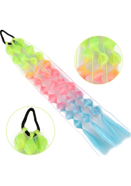 Balon Örgülü Lastikli At Kuyruğu / ACM07