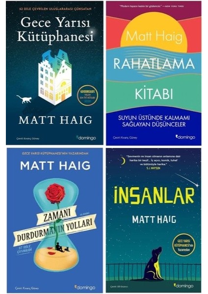 Gece Yarisi Kutuphanesi ,raha ,zamani Durdurmanin Yollari ,insanlar=4 Set