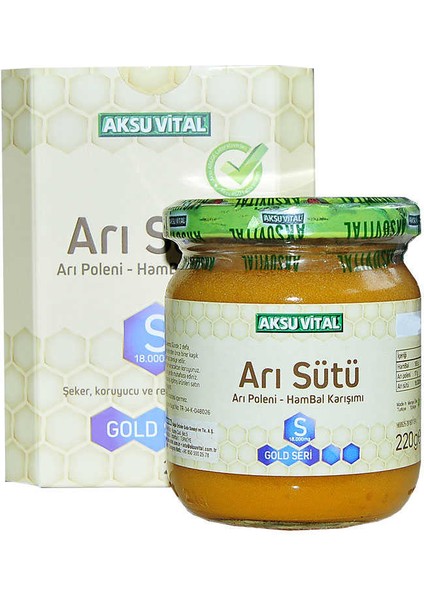 Arı Sütü Polen Bal Karışımı 18.000 Mg fiyatları