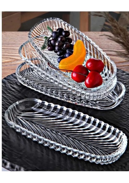 Sunumluk & Cerezlik & Ikramlık 28 cm Cam Uzun Kase (1 Adet) fiyatları