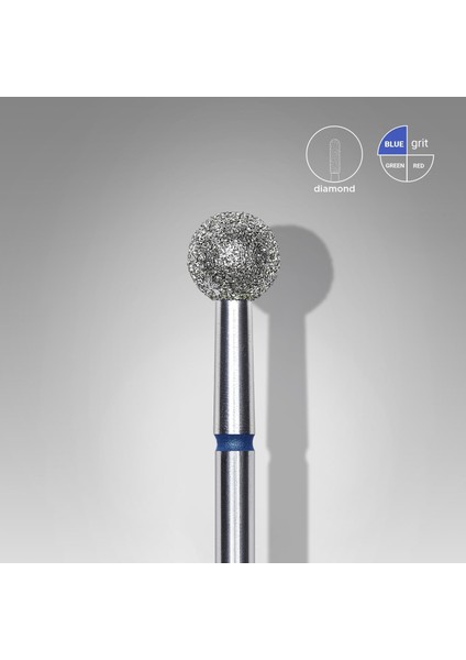 Elmas Küre Freze, Mavi, Çap 5 mm