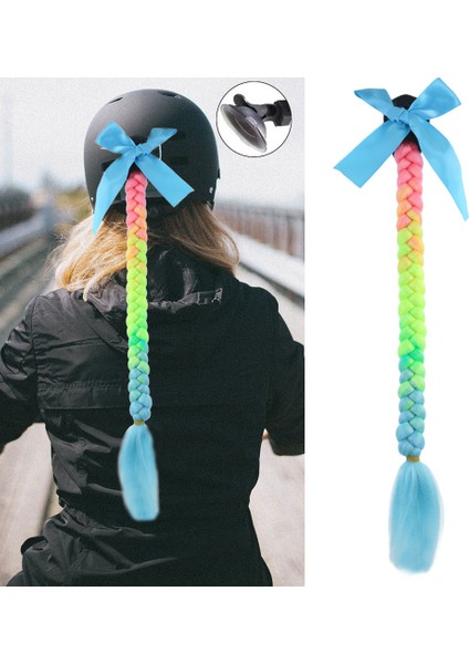 Motosiklet Kaskı Örgülü At Kuyruğu / ACM05