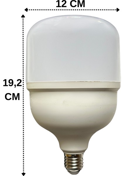 (2 Adet) 37W 6500K (Beyaz Işık) E27 Duylu (Kalın Duy) Torch LED Ampul modelleri