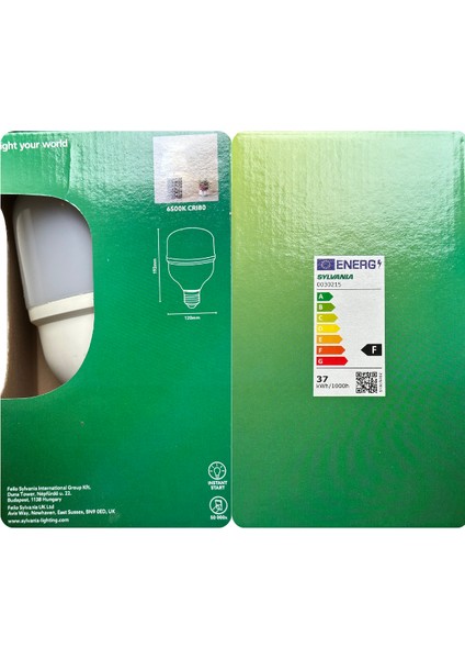 (2 Adet) 37W 6500K (Beyaz Işık) E27 Duylu (Kalın Duy) Torch LED Ampul fırsatları