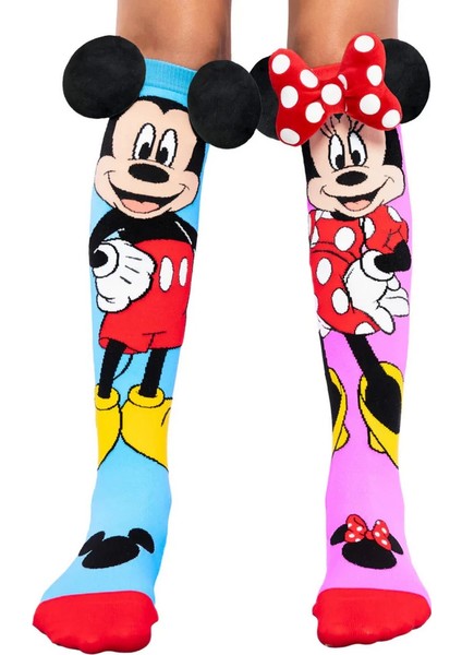 Mickey And Minnie Çorap Ayak Maskesi 6 Yaş +