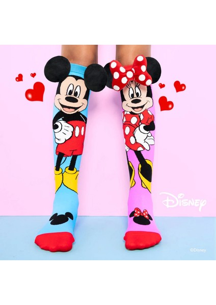 Mickey And Minnie Çorap Ayak Maskesi 6 Yaş +
