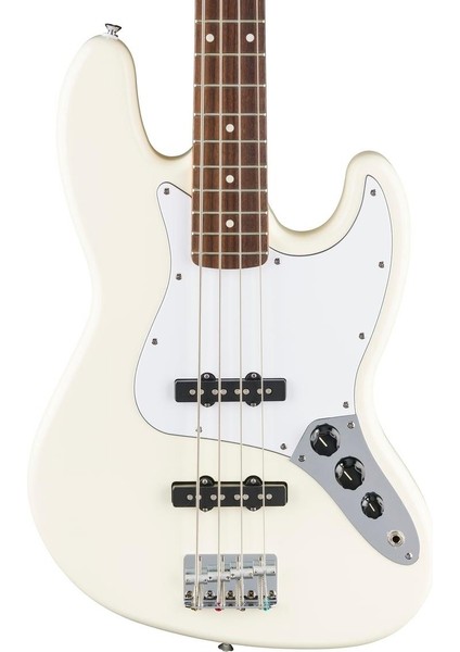 Fender Standard Jazz Bass Laurel Klavye Olympic White Bas Gitar