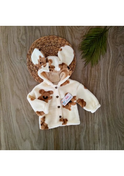 Bebe Kervanı Unisex Polar %100 Pamuk Kapüşonlu Hırka Ceket BBK1033 fiyatları