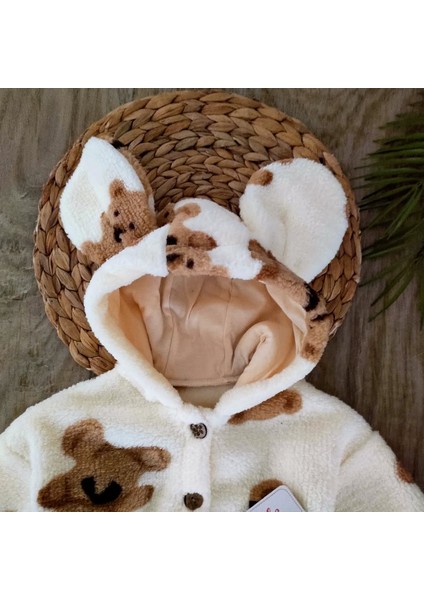 Bebe Kervanı Unisex Polar %100 Pamuk Kapüşonlu Hırka Ceket BBK1033 modelleri