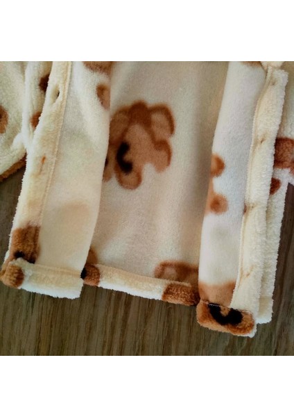 Bebe Kervanı Unisex Polar %100 Pamuk Kapüşonlu Hırka Ceket BBK1033 fırsatları