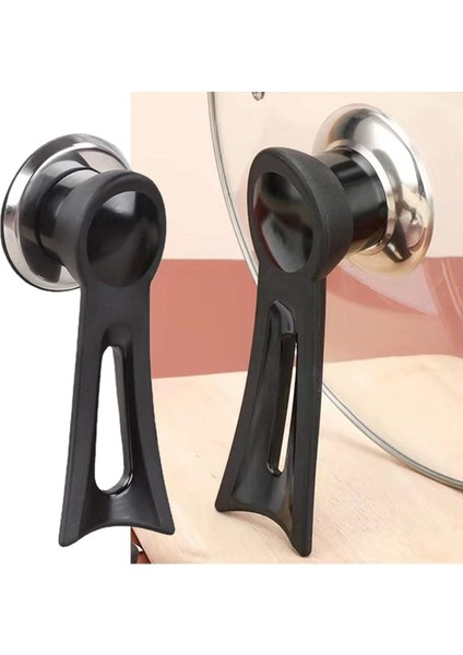 2 Adet Isıya Dayanıklı Dikey Tasarım Tencere Tava Kapağı Tutma Kolu fırsatları
