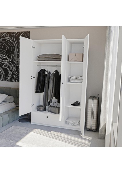 Frezya 3 Kapaklı Elbise Dolabı-3 Kapılı Gardırop modelleri