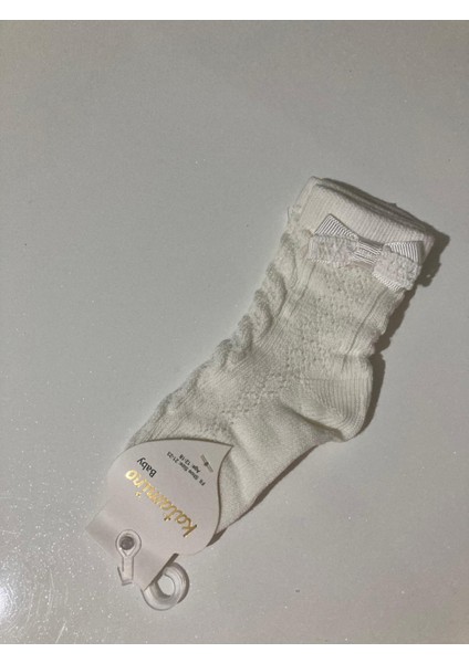Rstm Butik Kurdele Detaylı Bebek Çorap