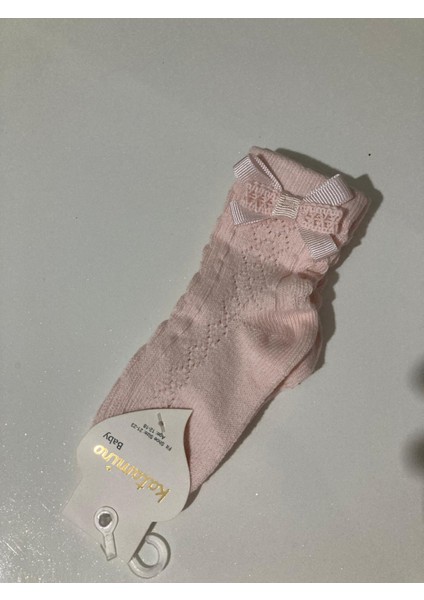 Rstm Butik Kurdele Detaylı Bebek Çorap