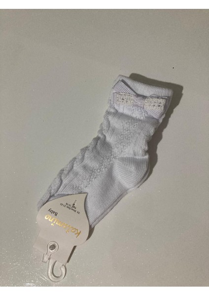 Rstm Butik Kurdele Detaylı Bebek Çorap