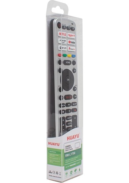 Kl RM-L1700 Panasonıc Netflıx-Youtube-Prıme Vıdeo-Rakuten Tuşlu LCD LED Tv Kumanda fiyatları