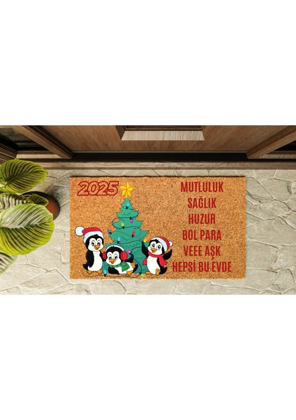 Kapı Önü Paspası Yeni Yıl 2025 Özel Tasarım Koko Model 116 fırsatları