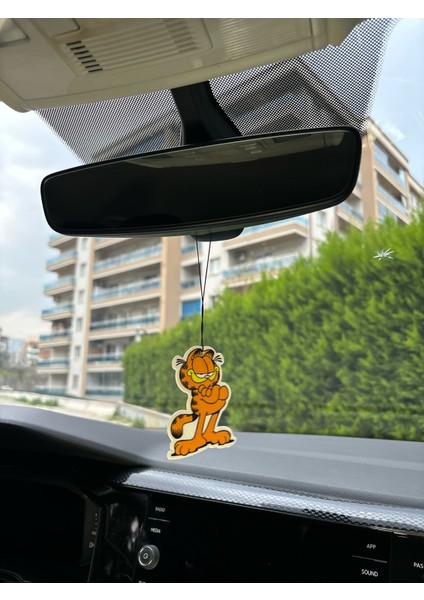 Oto Koku Garfield Araba Kağıt Asma Koku 2 Adet modelleri