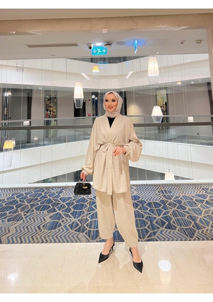 Yarasa Kollu Şalvar Pantolonlu Takım fiyatları