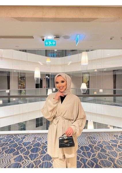 Yarasa Kollu Şalvar Pantolonlu Takım modelleri