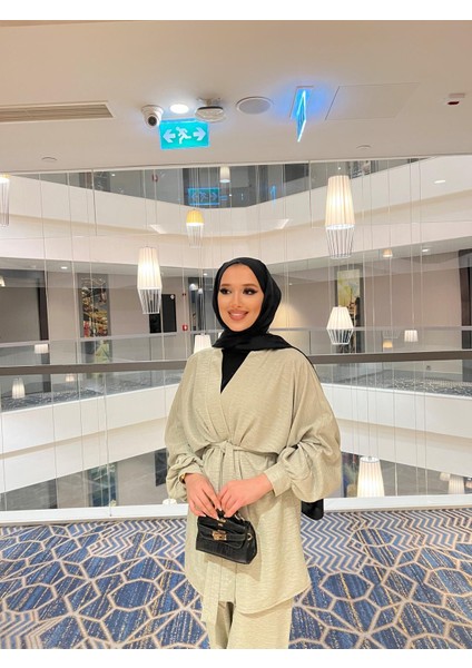 Yarasa Kollu Şalvar Pantolonlu Takım modelleri