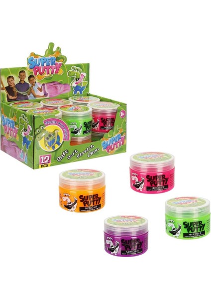 Nessiworld S00095823 Slime Süper Putty Neon Color 120ML -Sun