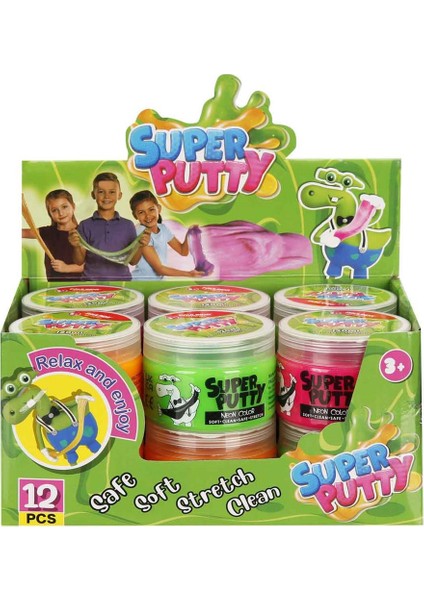 Nessiworld S00095823 Slime Süper Putty Neon Color 120ML -Sun fiyatları